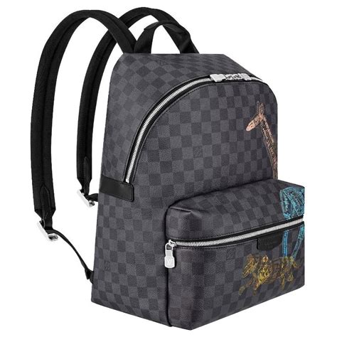 lv white backpack|louis vuitton backpack grey.